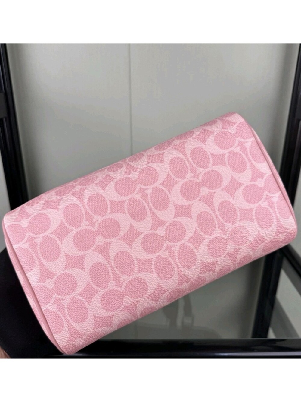 Coach Rowan Pink Signature  Satchel Crossbody Bag - Picture 4 of 12